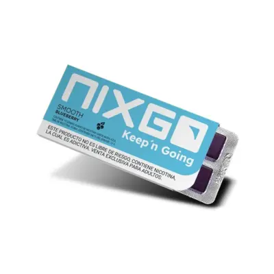 Nixgo Mora Azul Smooth 2mg paquete individual discreto trabajo México