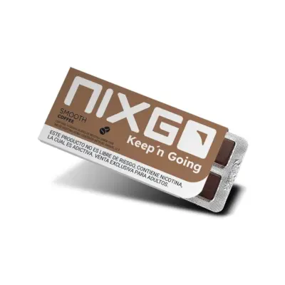 Nixgo Café Smooth 2mg paquete individual café natural mañana oficina México