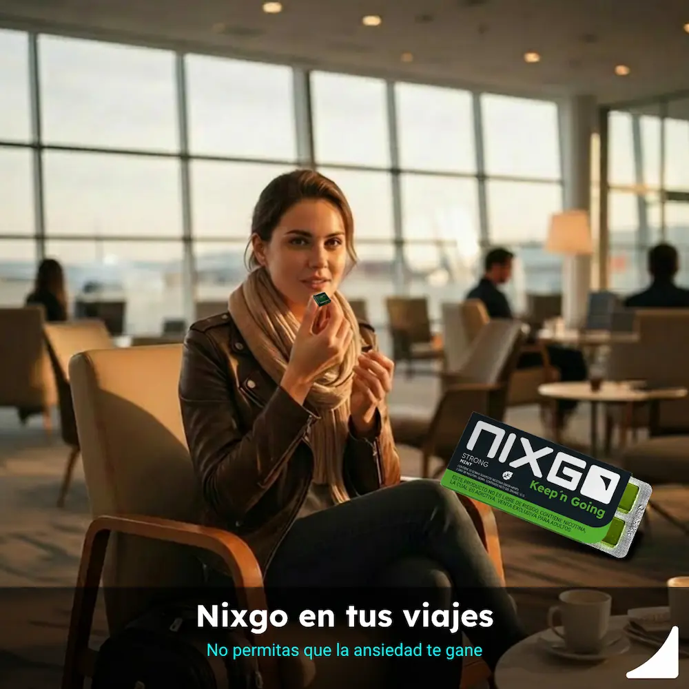 Nicotina discreta en espacios cerrados: usando Nixgo en un aeropuerto