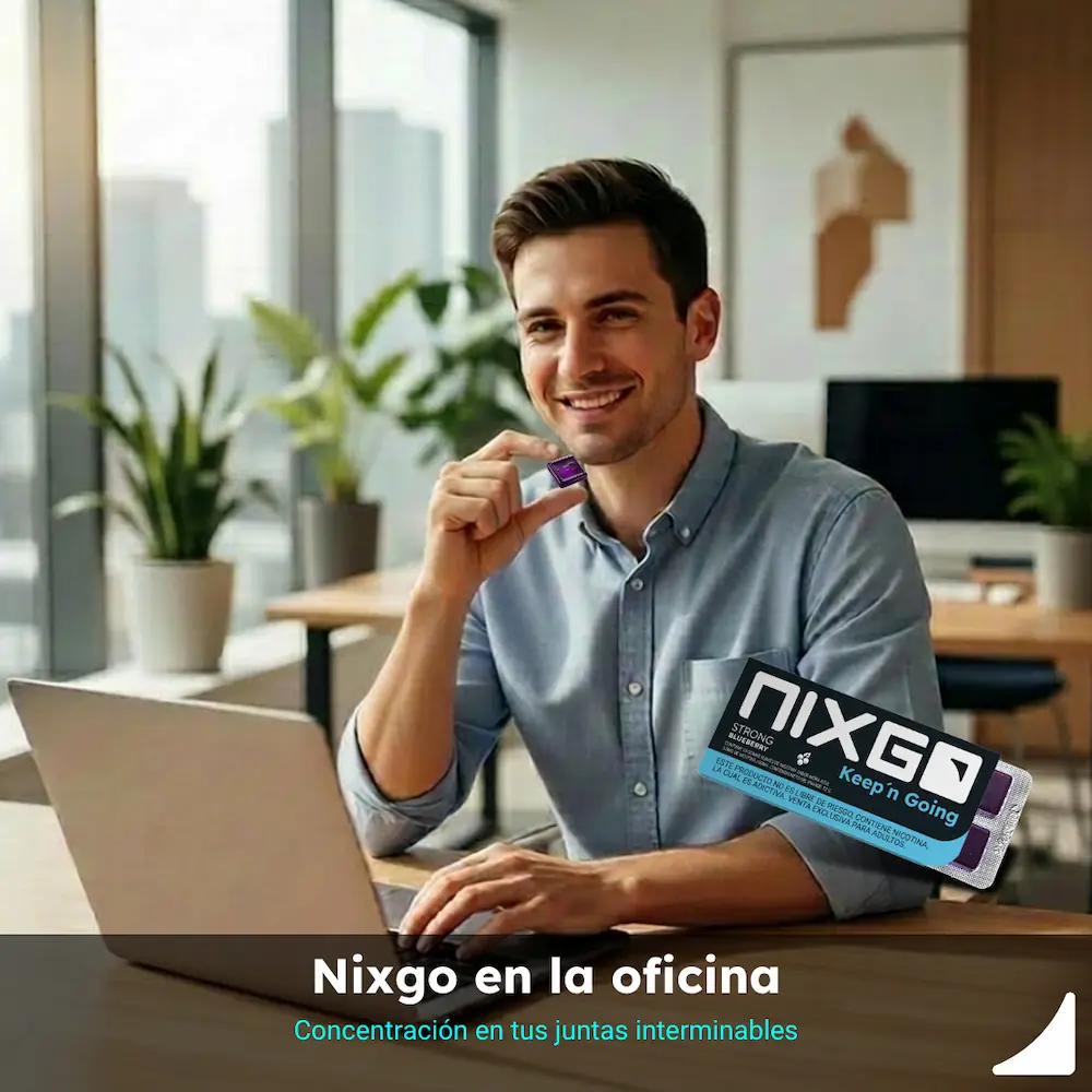 Nicotina vs Tabaco: No Son lo Mismo — Lo que la Ciencia Confirma 2 Nicotina vs tabaco: usar goma de nicotina Nixgo de forma discreta sin combustión